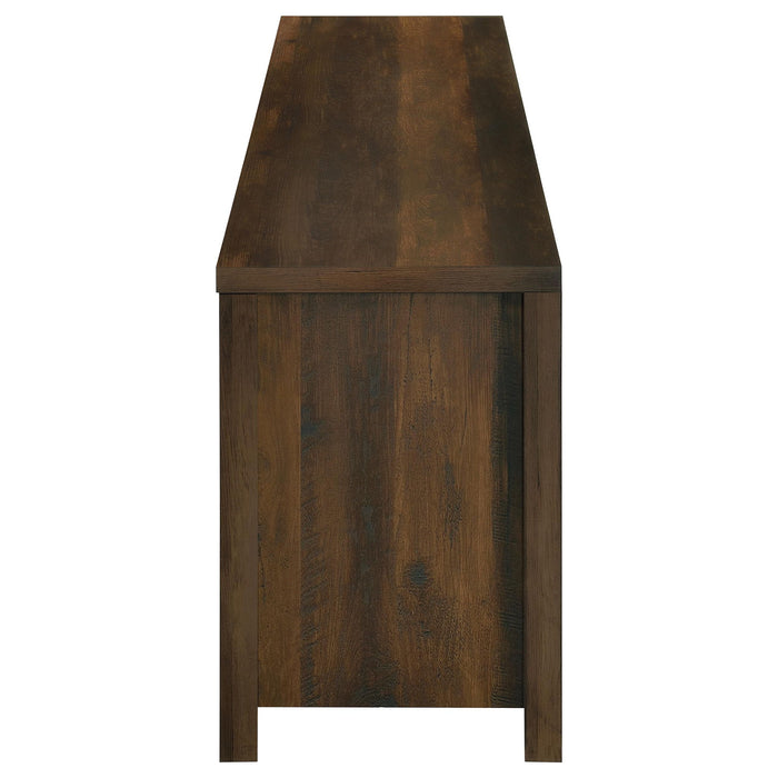 Clover - Fireplace TV Stand - Brown Furniture Max