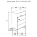 Taraval - 4 Drawer Chest - White Furniture Max