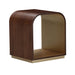 Houston - End Table - Walnut Michael Amini