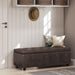 Hamilton - Upholstered Storage Ottoman Simpli-Home