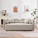 2 Seater Sofa Couch For Living Room - Light Beige Home Essentials
