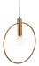 Irenza - Ceiling Lamp - Brass Zuo Modern