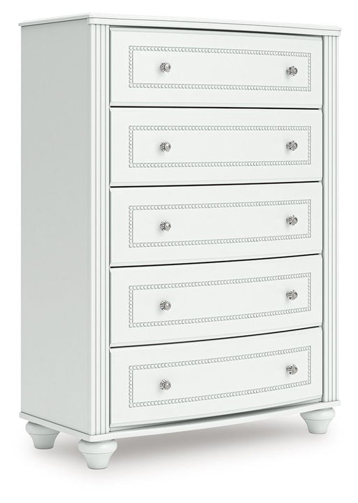 Kozlani - Five Drawer Chest - White Signature Design by Ashley®