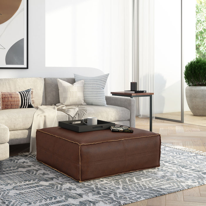 Brody - Large Square, Coffee Table Pouf Simpli-Home