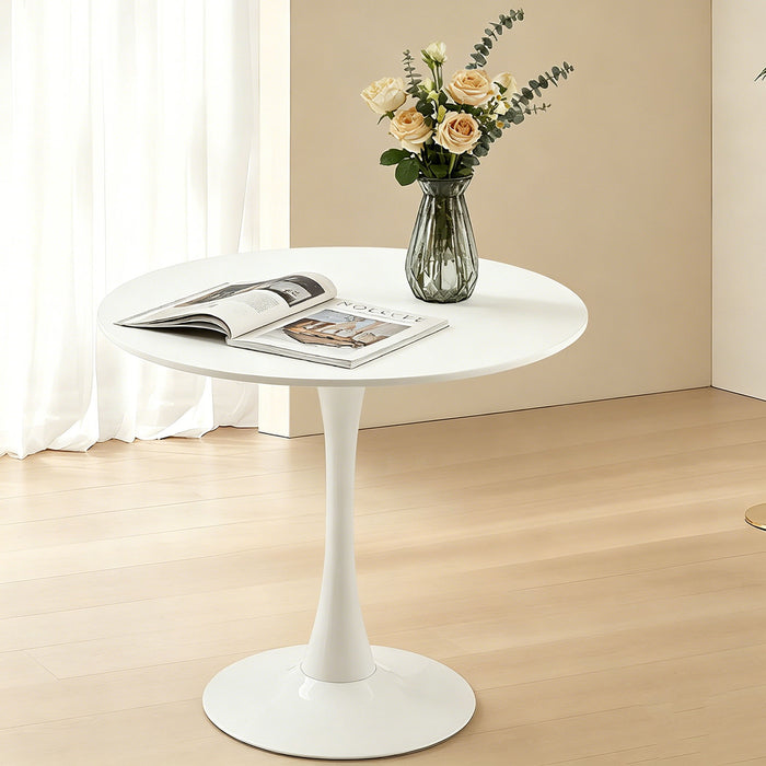 Round Dining Table With Tulip Style Base Home Essentials