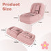 Upholstered Foldable Lazy Sofa Bed For Adults And Pets Home Essentials
