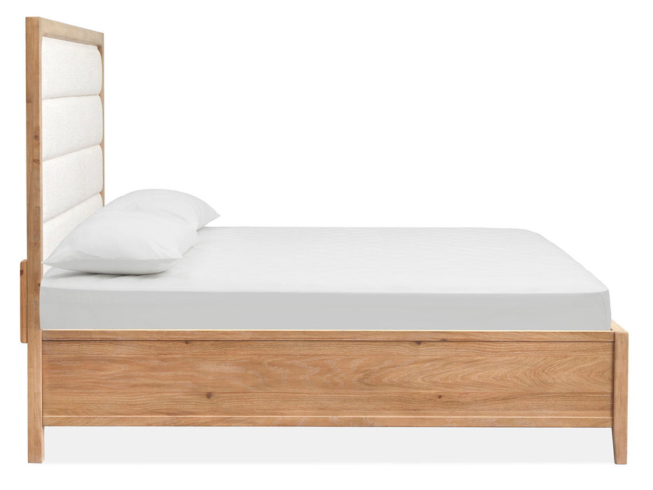 Somerset - Complete Panel Bed With Upholstered Headboard Magnussen Furniture