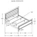 Villeparisis - Panel Bed Furniture Max
