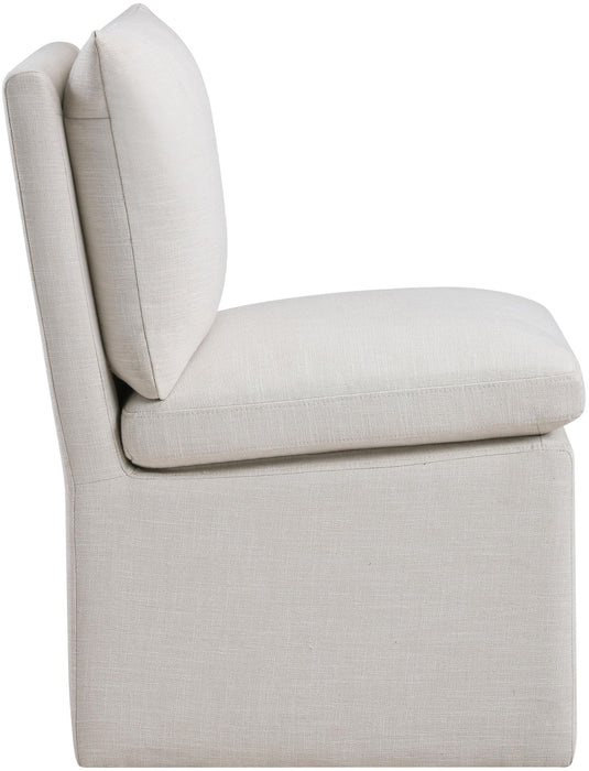 Nelori - Linen Textured Performance Fabric Upholstered Dining Chair (Set of 2) Meridian Furniture