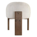 Ouida - Side Chair (Set of 2) - Beige Linen & Brown ACME