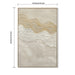 Framed Wall Art, Textured Canvas Painting With Accents, Decor For Living Room (Set of 2) - Antique White Daily Nest