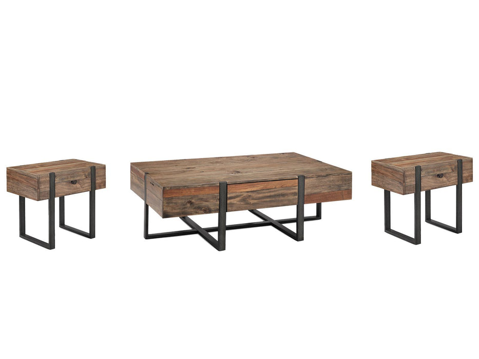 Prescott - Rectangular Cocktail Table Set Magnussen Furniture