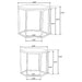 2 Piece Nesting Table With Hexagon Base - Brown Furniture Max