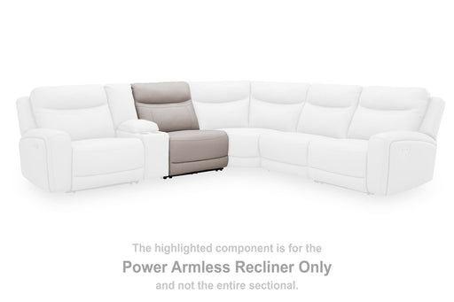 Gravier - Power Armless Recliner With Adjustable Headrest - Gray Benchcraft®