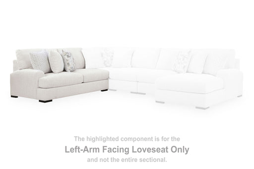 Misty-Lakes - LAF Loveseat - Chalk Signature Design by Ashley®