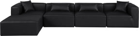 Cube - 5 Piece Modular Sectional With Chaise Meridian Furniture
