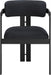 Aurum - Vegan Leather Upholstered Dining Chair With Graphite Black Base (Set of 2) Meridian Furniture