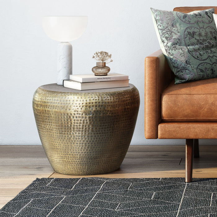 Preston - Handcrafted Metal Side Table Simpli-Home