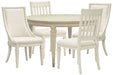 Newport - Extendable Round Dining Table Set Magnussen Furniture