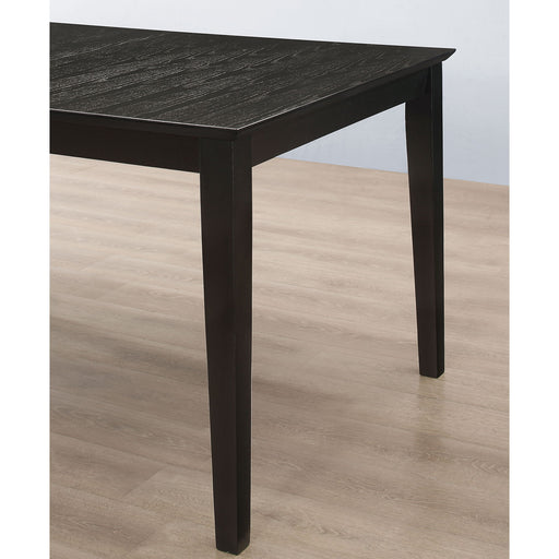 Alexander - Rectangular Extension Leaf Dining Table - Black Furniture Max