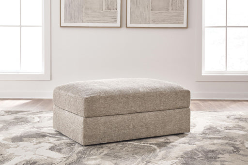 Nexora-Court - Oversized Accent Ottoman - Burlap Signature Design by Ashley®