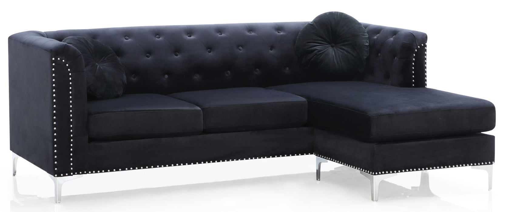 Pompano - Micro Suede Sofa Chaise Glory Furniture