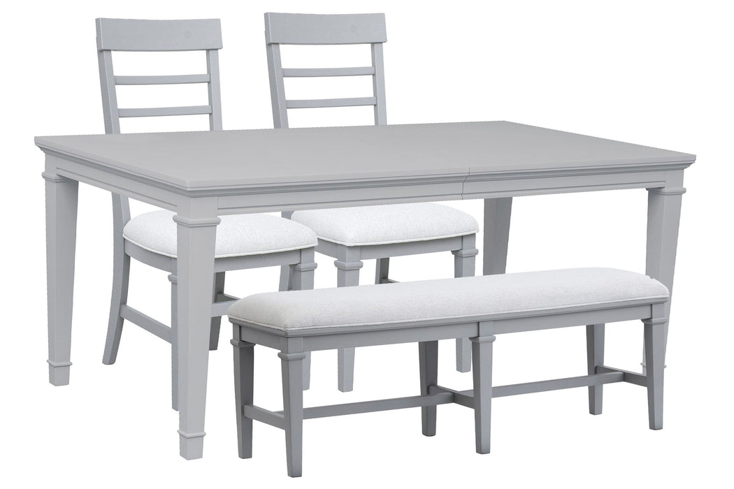 Charleston - Extendable Rectangular Dining Table Set Magnussen Furniture