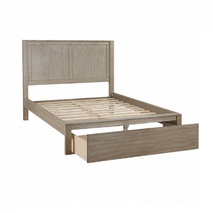 Bed With 2 Panel Headboard Home Essentials