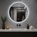 Round Framed Dimmable ED Bathroom Mirror With Anti Fog Daily Nest