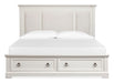 Kingston - Upholstered Panel Storage Bed Magnussen Furniture