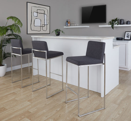 Fuji - Contemporary And Modern Elegance High Back Barstool Lumi Source