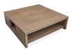 Conway - Square Cocktail Table With Casters - Spiced Brown Magnussen Furniture