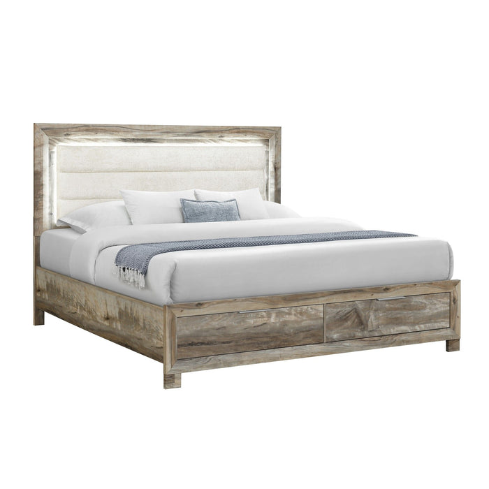 Cllisie - Bed With Padded Headboard Global Furniture USA