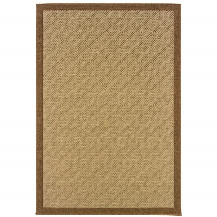 2' X 4' Area Rug Indoor & Outdoor - Beige