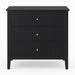 Fluted 3 Drawer Nightstand With Soft Close Slides Home Essentials