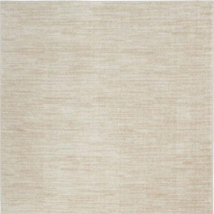 6' X 9' Non Skid Indoor / Outdoor Area Rug - Ivory / Beige