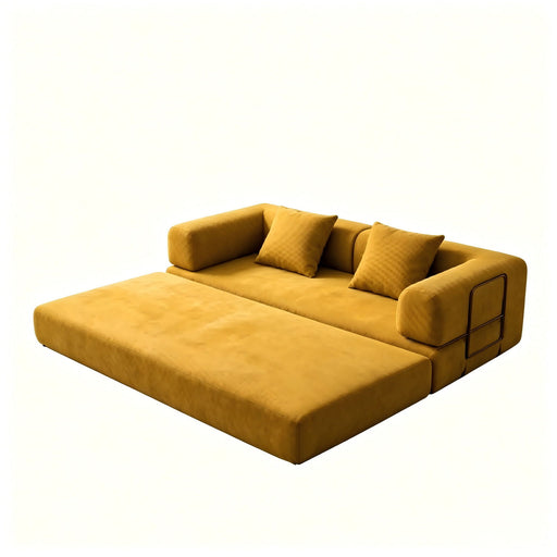 Convertible Sofa Bed With Removable Pillows Home Essentials