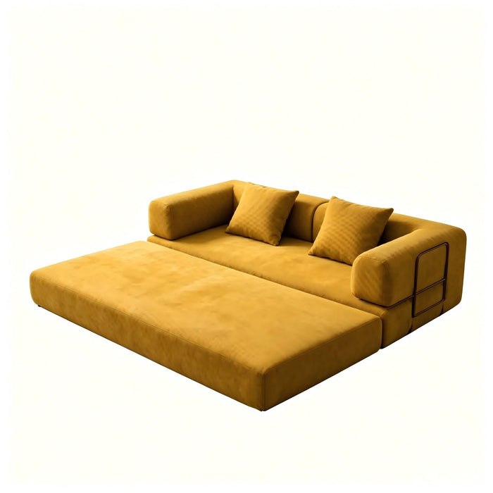 Convertible Sofa Bed With Removable Pillows Home Essentials