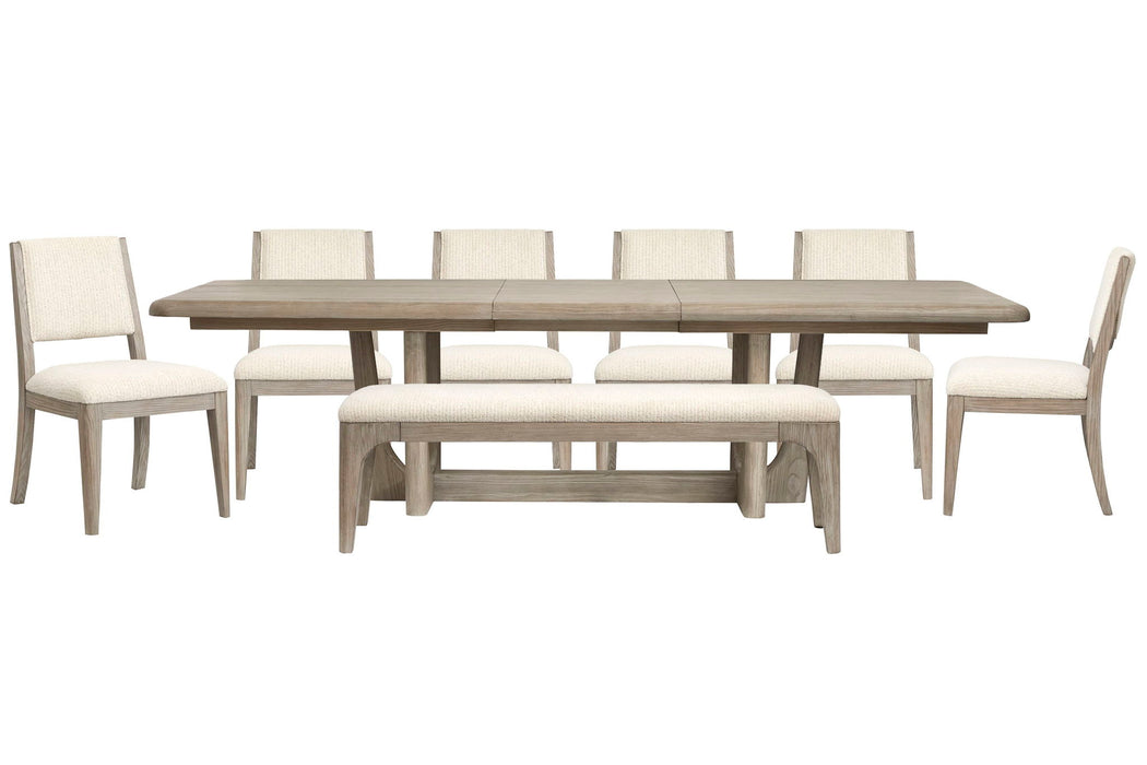 Braelyn - Extendable Trestle Dining Table Set Magnussen Furniture