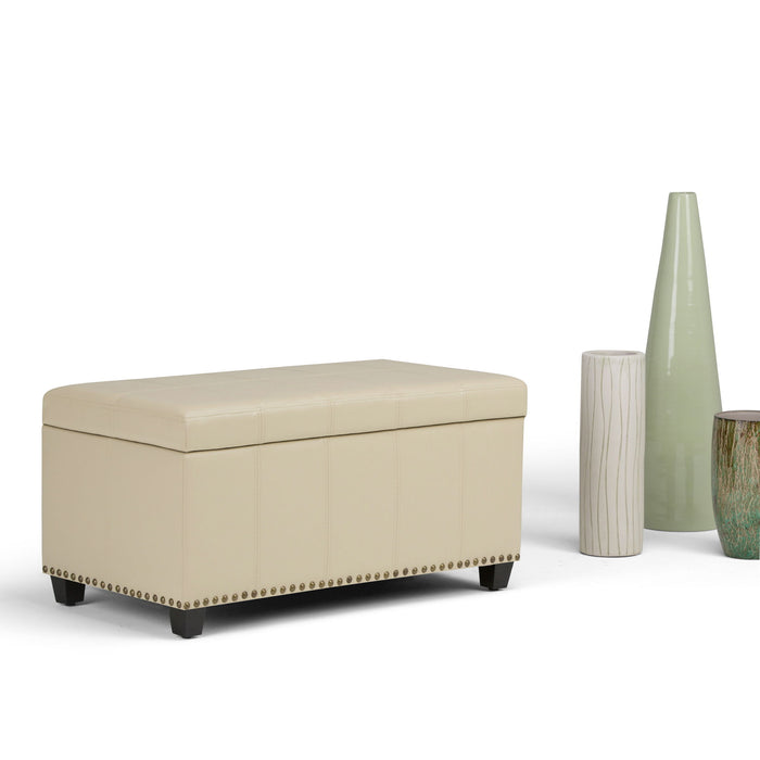 Amelia - Transitional Storage Ottoman Bench Simpli-Home
