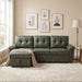 Convertible L - Sectional Sofa Bed With Storage Chaise And Padded Armrests Home Essentials