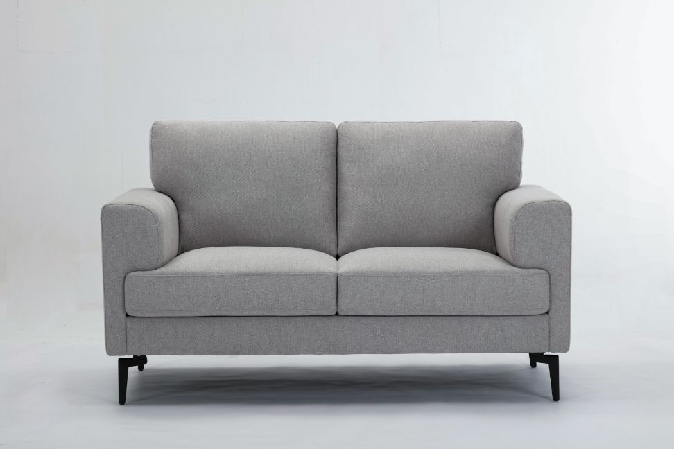 Kyrene - Loveseat - Light Gray Linen ACME