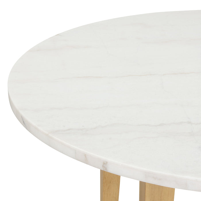 Essence - 54" Round Dining Table With Marble Top New Classic