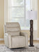Motion-Max - Swivel Glider Power Recliner - Stonewash Signature Design by Ashley®