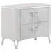 Buckley - 2 Drawer Nightstand - Gloss White Furniture Max