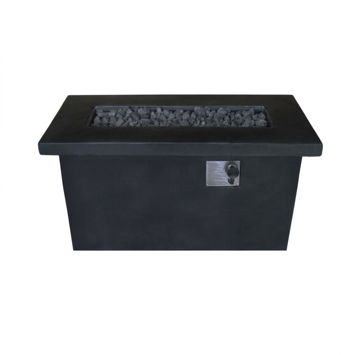 Propane / Natural Gas Outdoor Fire Pit Table - Charcoal LSI Patio Furniture