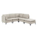 Upholstered Modular Sectional & Tall Legs Home Essentials