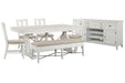 Heron Cove - Extendable Trestle Dining Table Set Magnussen Furniture
