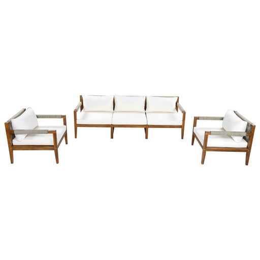 3 Piece Outdoor Sectional Sofa Set Hearth and Haven