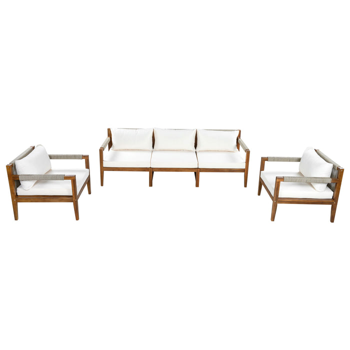3 Piece Outdoor Sectional Sofa Set Hearth and Haven